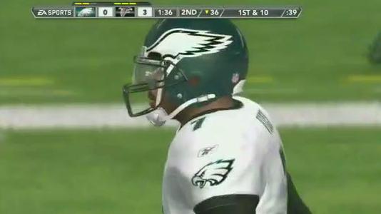 Madden NFL 12 GAMEPLAY - Eagles @ Falcons 2nd Quarter [HD] 