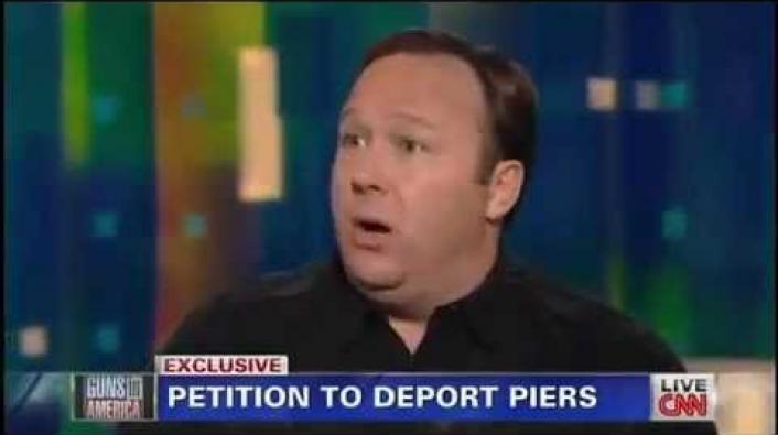 Conspiracy Theorist Alex Jones Talks Deporting Piers Morgan