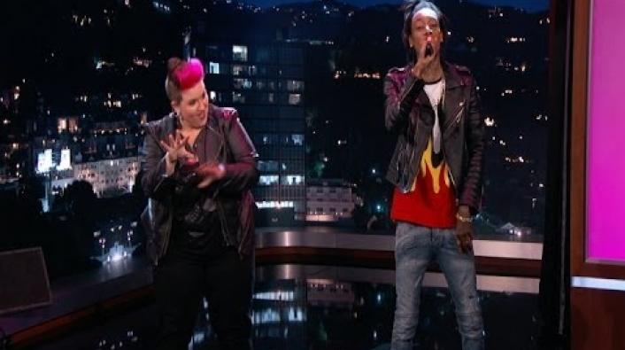 Wiz Khalifa Spits Black And Yellow In Sign Language Rap Battle