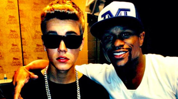 Justin Bieber & Floyd Mayweather Enjoy Spa Day Together