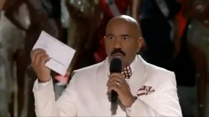 Steve Harvey Apologizes For Naming Wrong Winner At Miss Universe Pageant