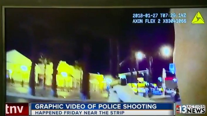 Body Cam Shows Las Vegas Police Shoot Fleeing Suspect