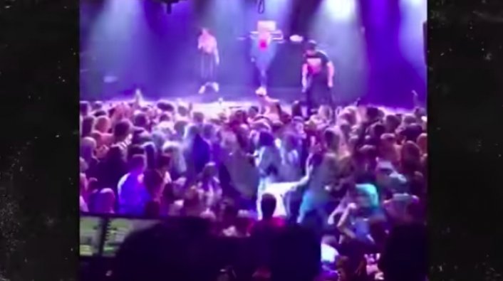 Bhad Bhabie's Bodyguard Pushes Stage Crasher into Crowd During Show ...